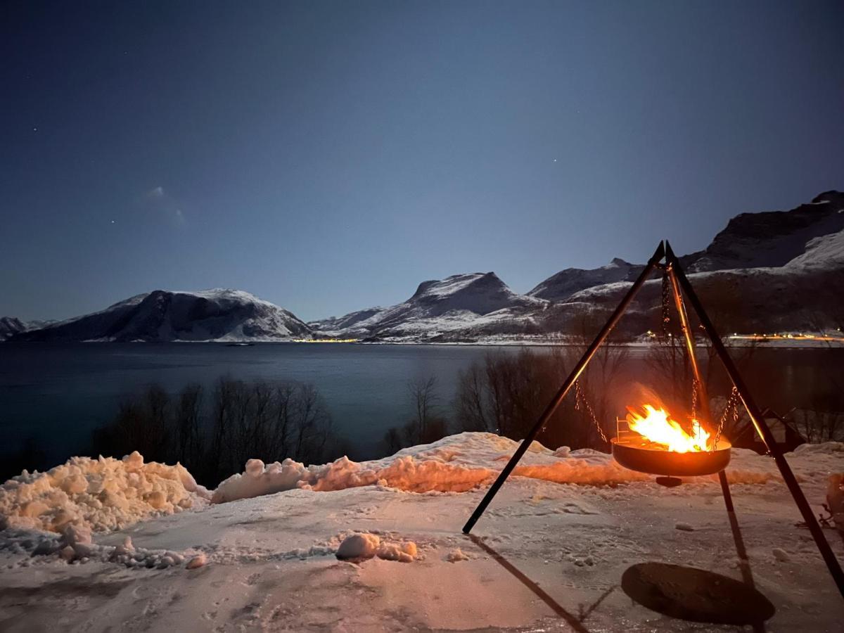 Вилла Fantastic View, Quiet And Relaxing By The Sea Kvaloya Экстерьер фото